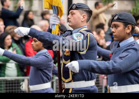 London & South East Region Air Cadets march in the Lord Mayor’s Show ...