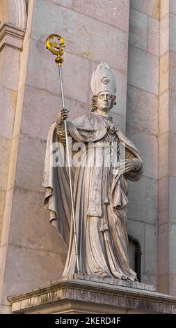 The interior of famous Salzburger Dom, Austria Stock Photo