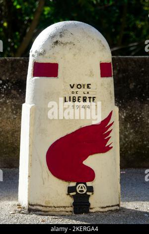 Path of Freedom, Metz, Moselle, Lorraine, Grand Est region, France Stock Photo