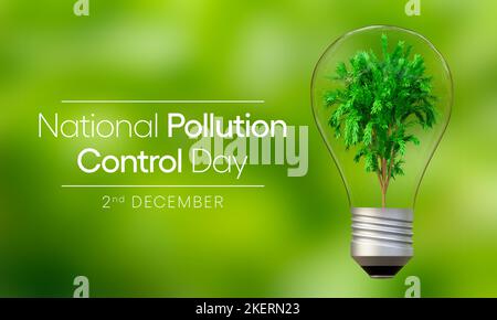 National Pollution control day is observed every year on December 2 Stock Photo