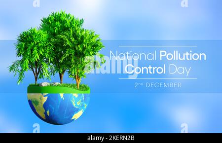 National Pollution control day is observed every year on December 2 Stock Photo