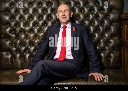 John Healey, Labour Party Shadow Defence Secretary. 11th November 2022. Stock Photo