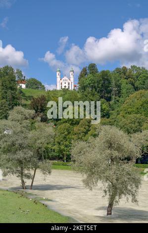 calvary hill in Bad Toelz,upper Bavaria,Germany Stock Photo