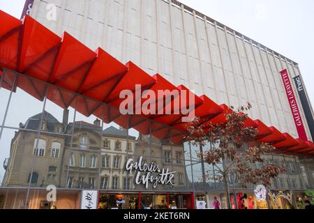 Galeries Lafayette, Metz, Moselle, Lorraine, Grand Est region, France Stock Photo