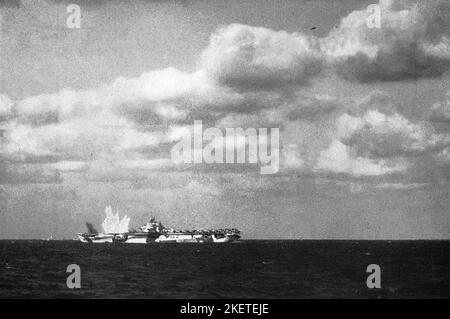 USS Hornet CV-12 Stock Photo