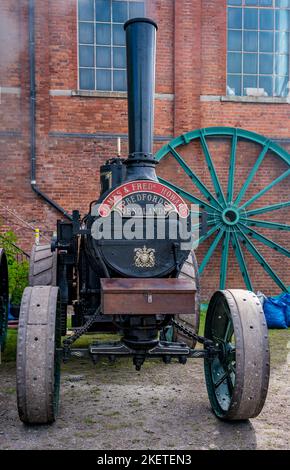 J & F Howard Traction Engine 'Britannia'; Number 201; Built in 1872 Stock Photo