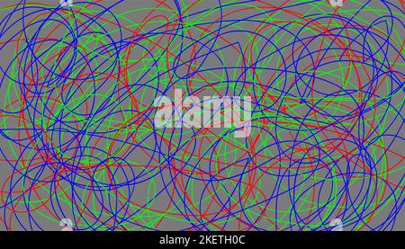 Confusing background, complex pattern, doodle backdrop. Hand drawn doodle grunge background Stock Vector
