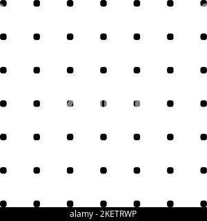 Ordered dot structure, seamless pattern, black on white vector Stock Vector