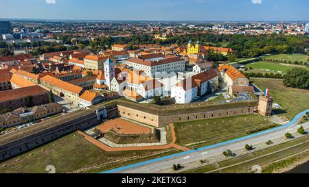 Aerial photo taken on October 13, 2022.  shows Fortress – the impressive baroque fortress, in Osijek, Croatia,   Photo: Davor Javorovic/PIXSELL Stock Photo