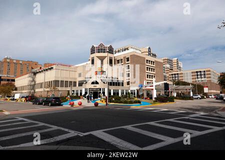 View of the Children's Hospital of The King's Daughters, Eastern Virginia Medical School,  Norfolk, Virginia, United States Stock Photo