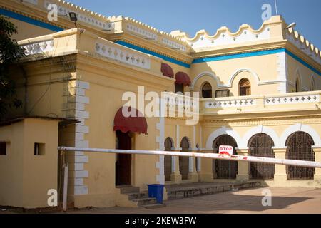 Bastar Palace is one of the most important heritage sites in Jagdalpur. Stock Photo