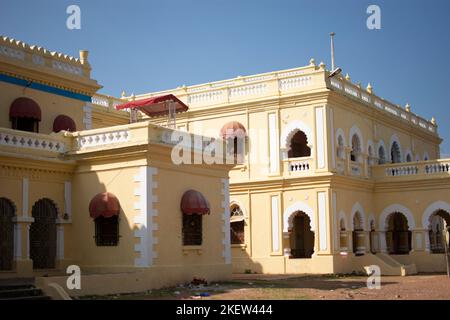 Bastar Palace is one of the most important heritage sites in Jagdalpur. Stock Photo