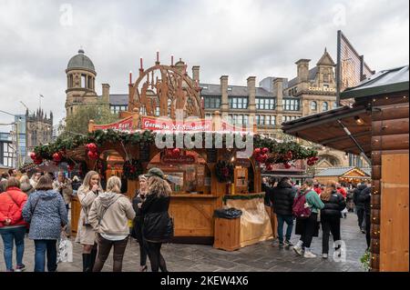 Manchester Christmas Market 2022 Stock Photo
