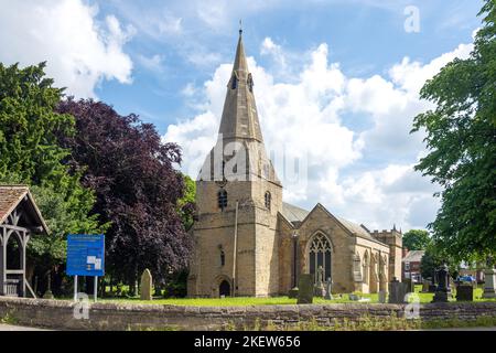 St Mary and St Laurence Parish Church, Church Street, Bolsover, Derbyshire, England, United Kingdom Stock Photo