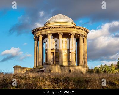 The Rotunda temple in the parkland of Wentworth Castle Gardens, Barnsley, South Yorkshire, UK Stock Photo