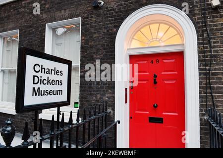 Charles Dickens Muséum - London - England Stock Photo