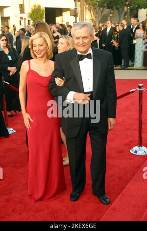 Jan. 12, 2003 - Pasadena, CA, USA - K28498NP .2003 PEOPLE'S CHOICE AWARDS.PASADENA CIVIC AUDITORIUM, PASADENA, CA.01/12/2003. NINA PROMMER/    2003.JOHN ANISTON AND VALERIE WILDMAN(Credit Image: © Nina Prommer/ZUMA Wire) Stock Photo