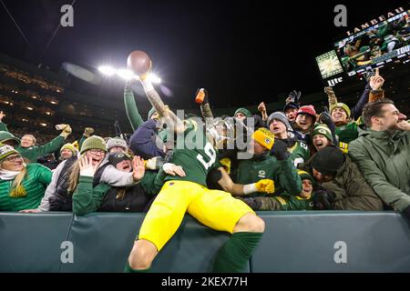 Lambeau Leap Green Bay Packers Football Stock Footage - Video of