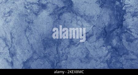 Blue marble texture, panoramic view Stock Photo