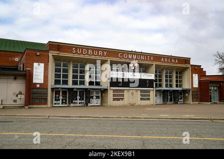 Nov 12 2022, Sudbury Ontario Canada, Sudbury Community Arena. Luke Durda/Alamy Stock Photo