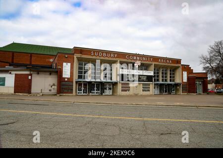 Nov 12 2022, Sudbury Ontario Canada, Sudbury Community Arena. Luke Durda/Alamy Stock Photo