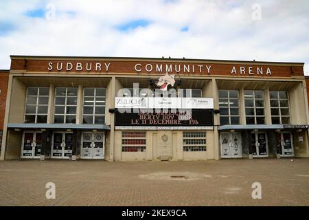 Nov 12 2022, Sudbury Ontario Canada, Sudbury Community Arena. Luke Durda/Alamy Stock Photo