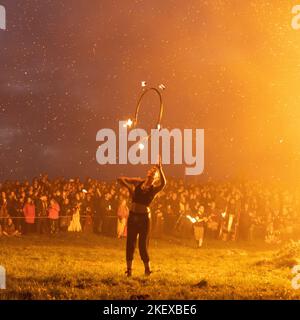 Fire Festival Ireland 2022 Stock Photo