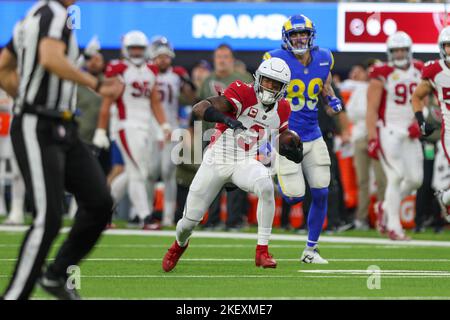 Arizona Cardinals safety Budda Baker (3) gestures to fans before an NFL ...