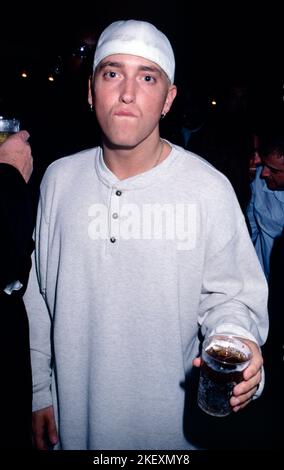 Eminem Attends New Year's Eve 2000 Party At Studio 54 In New York City 