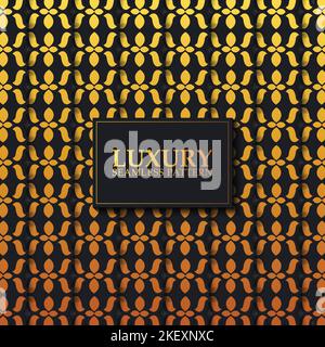 luxury dark seamless pattern background Stock Vector