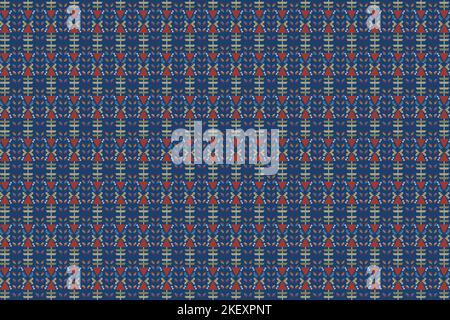 Seamless pattern Beautiful fabric background. Vector texture, Illustration. Doodles in multiple colors. Stock Vector