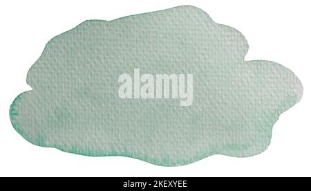 abstract green water color hand painted background, with copy space  Stock Photo
