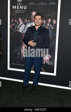 John Leguizamo attends the New York Premiere of 'The Menu' on November 14, 2022 at AMC Lincoln Square in New York, New York, USA. Robin Platzer/ Twin Images/ Credit: Sipa USA/Alamy Live News Stock Photo