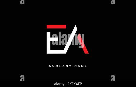 AE, EA  Abstract Letters Logo Monogram Stock Vector