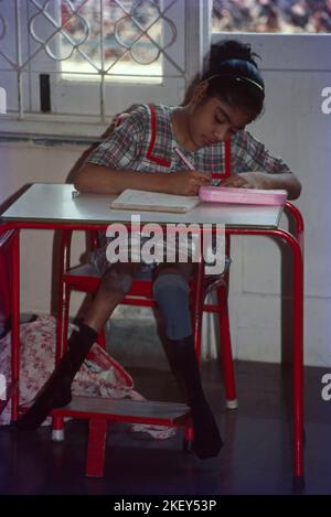 Spastic Children at School in Bombay, India Stock Photo