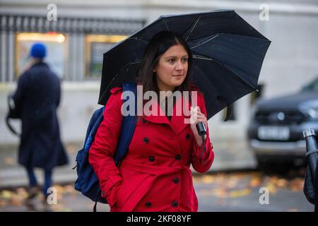 London, England, UK. 15th Nov, 2022. Shadow Secretary of State for Communities and Local Government and Levelling Up LISA NANDY is seen in Westminster after morning media round. (Credit Image: © Tayfun Salci/ZUMA Press Wire) Stock Photo