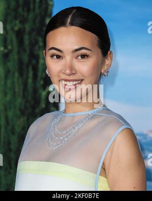 LOS ANGELES, CALIFORNIA, USA - NOVEMBER 14: Jessica Henwick arrives at the US Premiere Of Netflix's 'Glass Onion: A Knives Out Mystery' held at the Academy Museum of Motion Pictures on November 14, 2022 in Los Angeles, California, United States. (Photo by David Acosta/Image Press Agency) Stock Photo