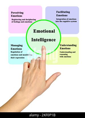 Four Components of Emotional Intelligence Stock Photo - Alamy