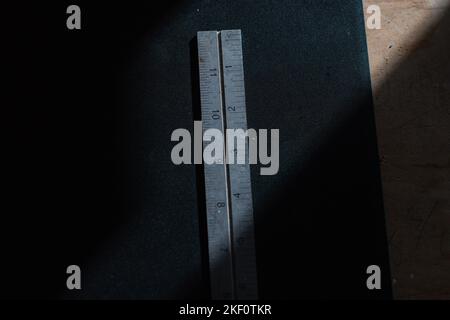 Cutting board abstract design textured background industrial theme Stock Photo