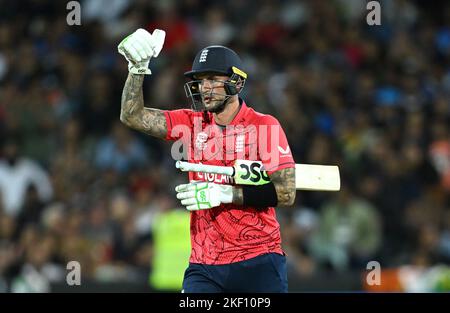 File photo dated 10-11-2022 of England's Alex Hales, who has been released by his Indian Premier League side within 48 hours of helping England become T20 world champions in Melbourne. Issue date: Tuesday July 15, 2022. Stock Photo