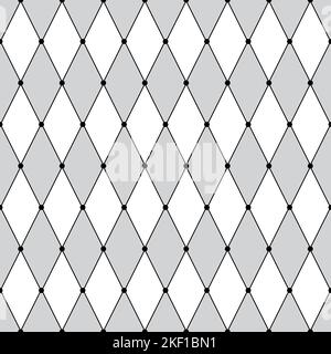 Rhombus seamless pattern. Simple vector geometric background. Stock Vector