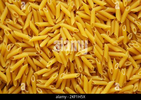 Homemade Raw Dry Mini Penne Pasta Stock Photo 2228355903