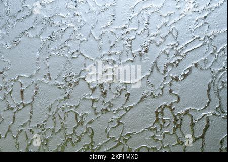 Tinted and patterned glass for windows and doors, patterned glass texture. Stock Photo