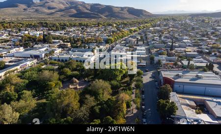 Panoramic high view of Mexico's town Stock Photo