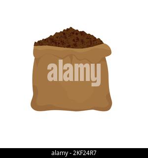 Compost bin icon. Waste clipart isolated on white background eps 10 Stock Vector