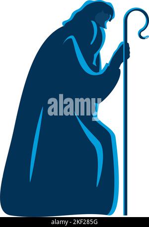 holy joseph character Stock Vector