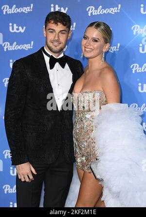 Andrew Le Page and Tasha Ghouri attend the ITV Palooza 2022 at the