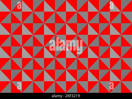 Red Geometric mosaic background vector illustration. Abstract vector background for use in design. Stock Vector