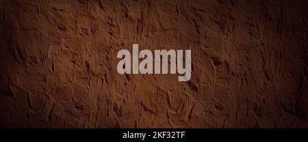 Dark coffee, brown grainy texture background Stock Photo