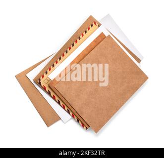 Envelope isolated on a white background with clipping path Stock Photo